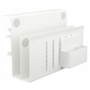 Boczny organizer do biurka na zacisk 30×30×12 cm biały SPB164W