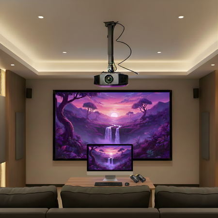 Zestaw 100" PRS-F04 + SPA-P01B + SPH-W21 + klawiatura/mysz