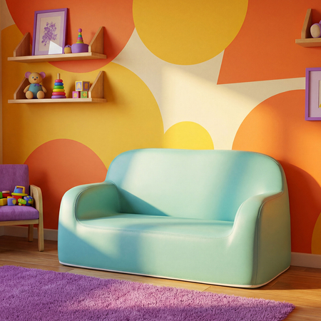 Sofa dziecięca Spacetronik XD SPC-XD24A Niebieska