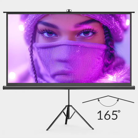 Projektionswand mit Stativ 60" 4K Spacetronik