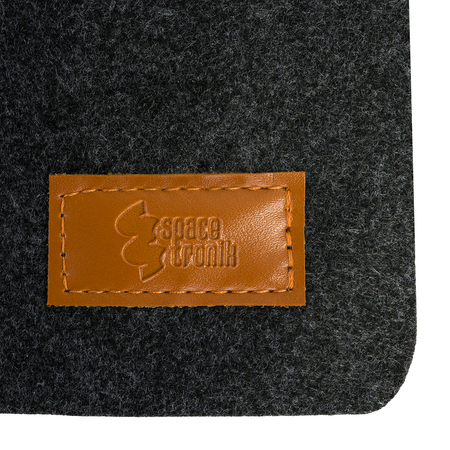 Mata filcowa na biurko ciemnoszara 80x40cm SPB062