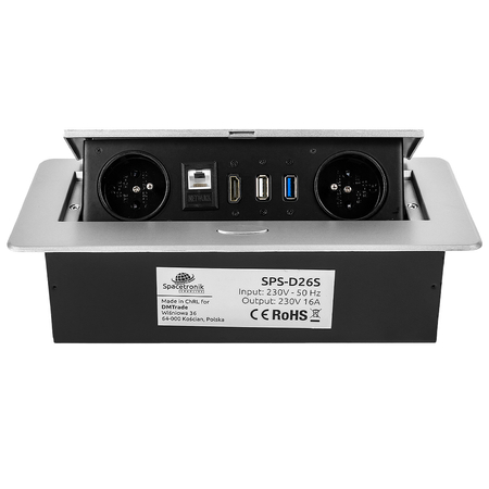 Gniazdo blatowe otwierane Spacetronik SPS-D26S
