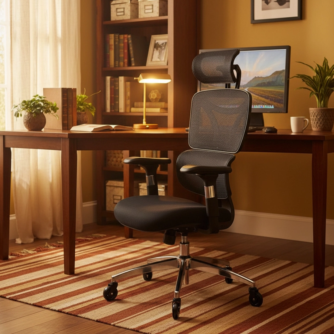 krzesło ergonomiczne Spacetronik SPC-NERO