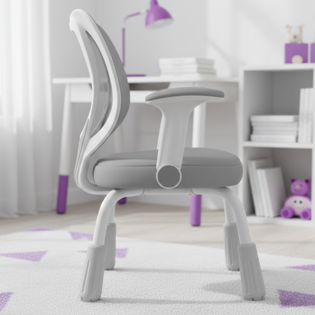 Krzesło dziecięce SPC XD 26G szare regulacja wysokości podłokietniki