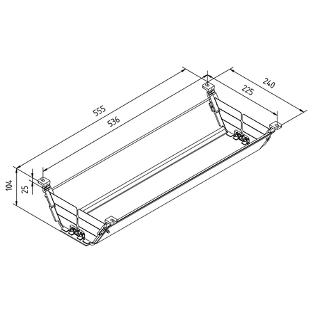 Uchwyt kablowy Spacetronik SPK-524G