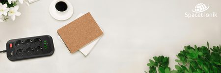 Listwa zasilająca Spacetronik SR-204 6xAC + 4xUSB