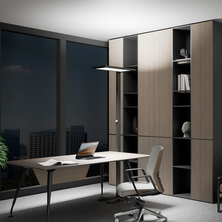 Lampa podłogowa LED narożna GLOW D24 Pro Czarna