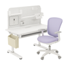 Zestaw Spacetronik: biurko regulowane 100×60  + krzesło dziecięce z podnóżkiem + nadstawka z pegboardem