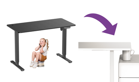 Spacetronik Moris 120BB 120x60 elektrischer Schreibtisch