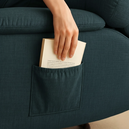 Zestaw wypoczynkowy fotel elektryczny Spacetronik Flax 04M + stolik regulowany