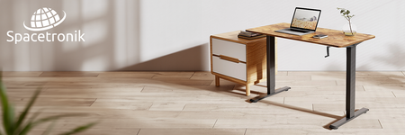 Verstellbarer manueller Schreibtisch Moris 110BR 120x60 cm