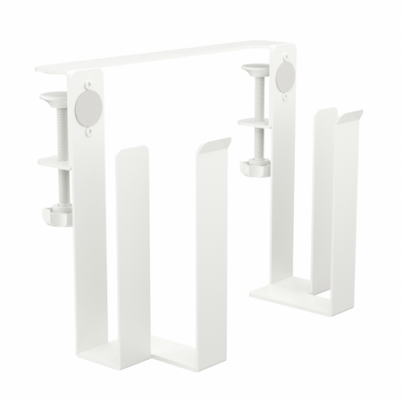 Boczny organizer do biurka na zacisk 25×20×8 cm biały SPB146W