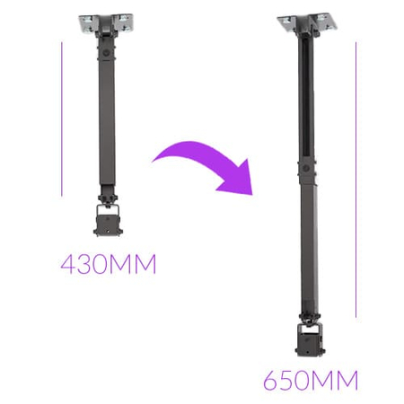 Spacetronik SPA-P01B Deckenhalterung für Projektoren