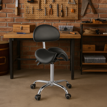 Ergonomiczny hoker regulowany SELLA 3 czarny