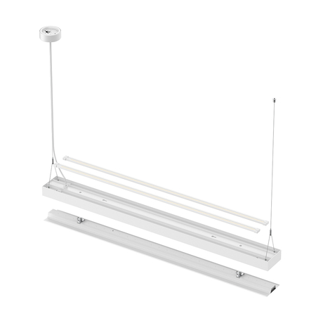 Lampa sufitowa podwieszana LED GLOW D22 Pro Biała