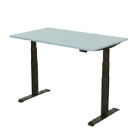 Stelaż elektryczny Spacetronik SPE-222OB + blat MDF premium niebieski