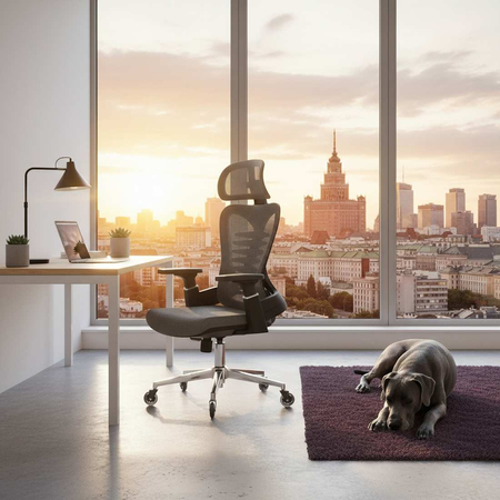 Fotel Ergonomiczny Spacetronik Axon Szary