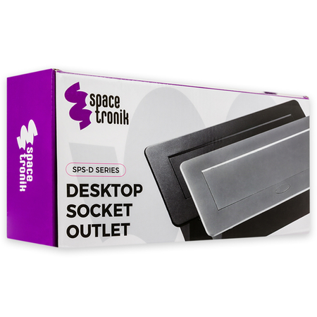 Spacetronik SPS-D24S V2 Arbeitsplattensteckdose Öffnung