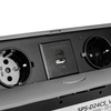 Spacetronik SPS-D24CC V2 Arbeitsplattensteckdose Öffnung