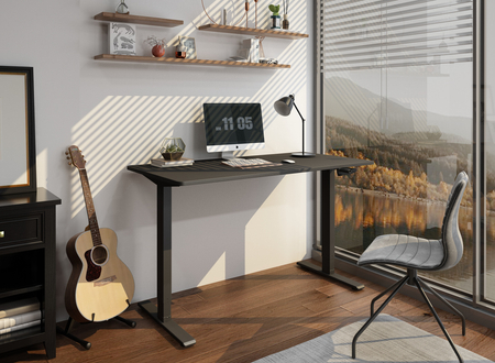 Stelaż biurkowy na korbkę Spacetronik SPE-114MB