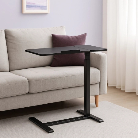 Zestaw wypoczynkowy fotel Spacetronik Flax 04M zielony + stolik regulowany BUDDY