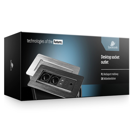 Spacetronik SPS-O24CS V2 Aufputz-Drehsteckdose