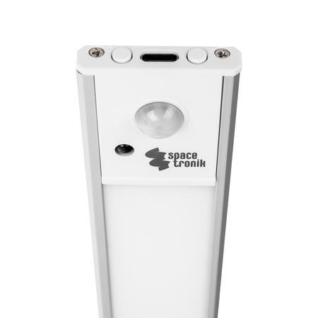 Bezprzewodowa lampa LED Czujnik ruchu 80cm Srebrna