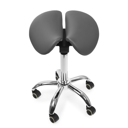 Ergonomisch verstellbarer Hocker SELLA grau