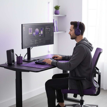 Elektryczne biurko Moris SPE-O112BB 160×80 cm