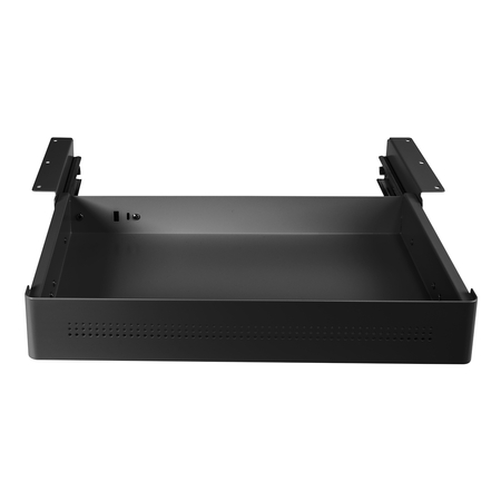 Szuflada podbiurkowa z portami USB Czarna