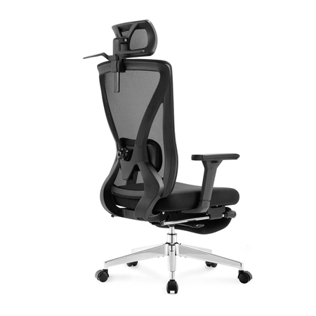 Fotel do biura rozkładany obrotowy GILDA Czarny