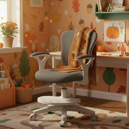 Zestaw biurko elektryczne z krzesłem dla dziecka Spacetronik SPE-X116W