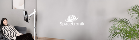 Mobilny stojak na monitor TV SPE-T01W 10kg, biały