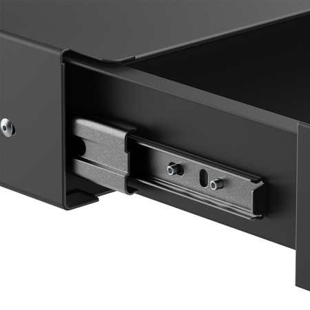 Under-Desk Storage Drawer Large Black