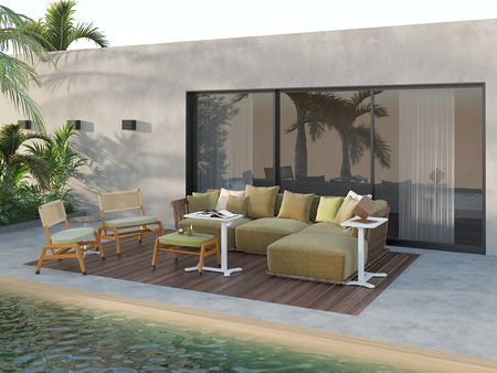 Regulowany stolik na kółkach Buddy biały drew old