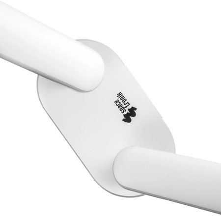 Gamingowe stanowisko Spacetronik RGB z elektryczną regulacją wysokości 136x66