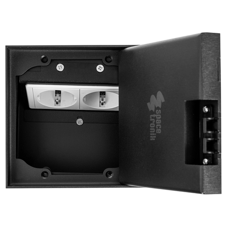 Gniazdo podłogowe otwierane Spacetronik SPS-W22B_S2