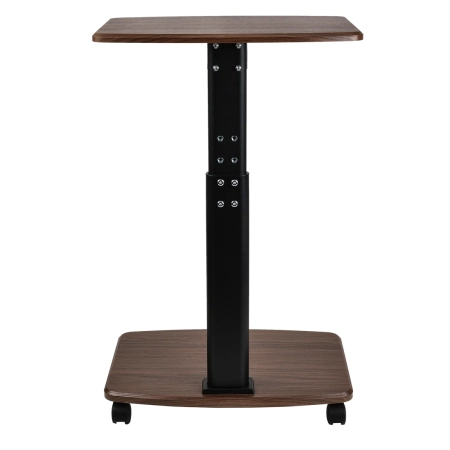 Zestaw wypoczynkowy fotel elektryczny Spacetronik Flax 04M szary + stolik regulowany