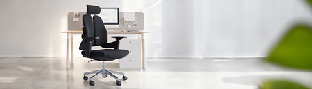 Fotel biurowy obrotowy Barry Czarny