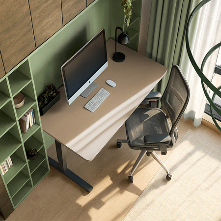 Blat MDF malowany proszkowo 180x80x2.5 Champagne