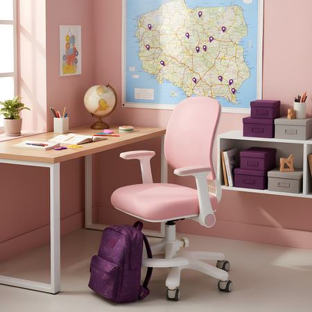 Krzesło dziecięce Spacetronik SPC-XD-19P Różowe