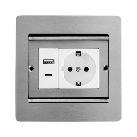 Gniazdo podłogowe otwierane Spacetronik SPS-W13S_V1