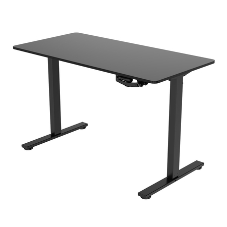 Zestaw ergonomiczny LUMBO 44 + biurko manualne SPE-O113 Moris 120×60 czarne