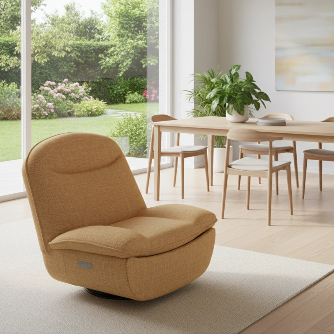 Fotel FLAX 05 – stabilna stalowa konstrukcja