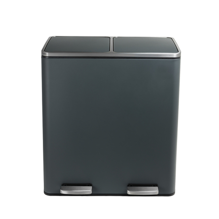 Funky Trash Can Gray Black Spacetronik Podwójny