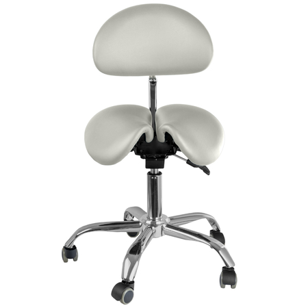 Ergonomiczny hoker regulowany SELLA biały