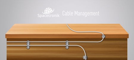 Spacetronik SPK-103 Kabelorganisation