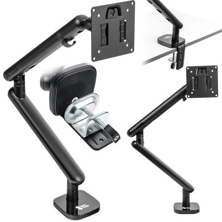 Ergonomiczny Uchwyt na Monitor SPAF110B Aluminium VESA 75/100