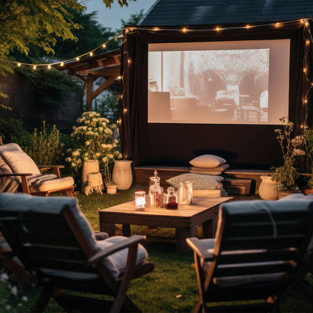 Przenośny ekran projekcyjny 120'' 4K Spacetronik