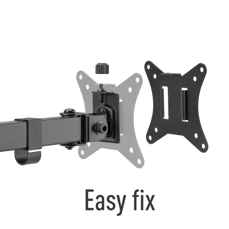 Halterung für vier Monitore Spacetronik SPA-140